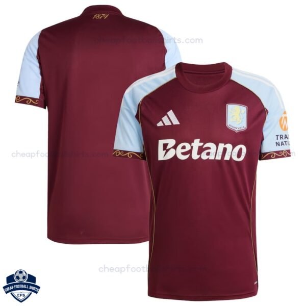 Aston Villa Home Men Football Shirt 25/26
