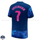 Atletico Madrid Away Men Football Shirt 24/25 GRIEZMANN 7 - Back View