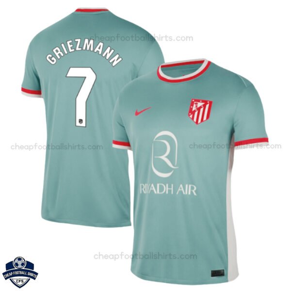 Atletico Madrid Third Men Football Shirt 24/25 GRIEZMANN 7 - Front View