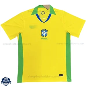 Brazil Home Cheap Football Shirts 2025/26 - Front View