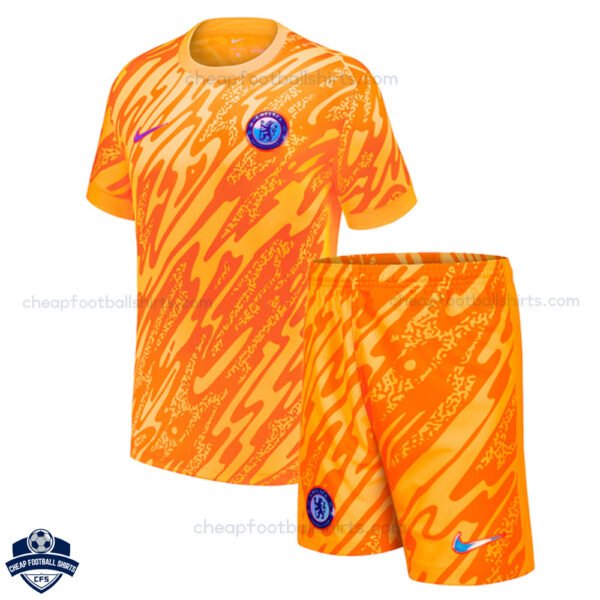 Chelsea Goalkeeper Kids Football Kit 24/25 - Front View