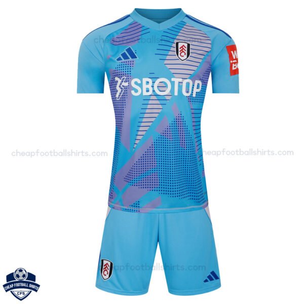 Fulham Goalkeeper Kids Football Kit 24/25 - Front View