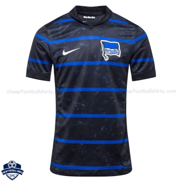 Hertha Away Men Football Shirt 24/25 - Front View