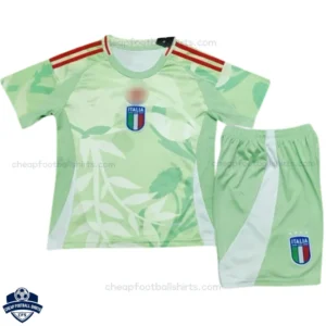 Italy Away Kids Cheap Football Kit 2025/26 - Front View