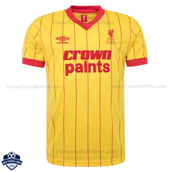 Liverpool Away Men Football Shirt 81/84 - Front View