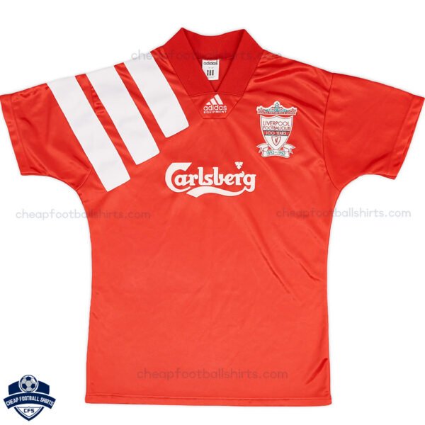 Liverpool Home Men Football Shirt 92/93 - Front View
