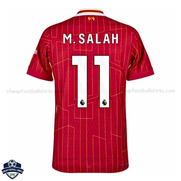 Liverpool Home Men Football Shirt 24/25 M.SALAH 11 - Back View