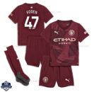Manchester City Third Kids Football Kit 24/25 FODEN 47 - Front View
