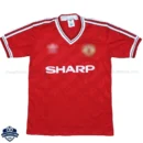 Manchester United Home Men Football Shirt 1986 - Front View