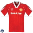 Manchester United Home Men Football Shirt 1988/90 - Front View
