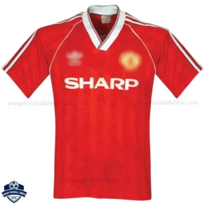 Manchester United Home Men Football Shirt 1988/90 - Front View