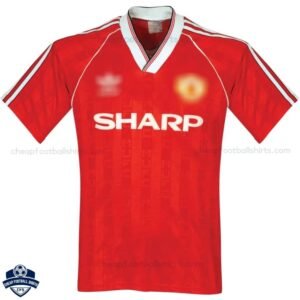 Manchester United Home Men Football Shirt 1990/92 - Front View