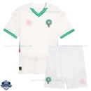 Morocco Away Kids Cheap Football Kit 2025/26 - Front View