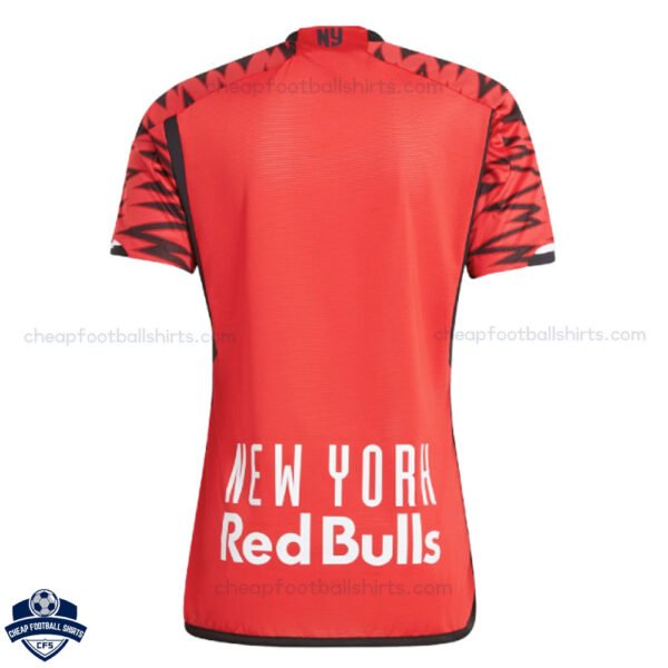 New York Red Bulls Home Men Football Shirt 24/25 - Back View