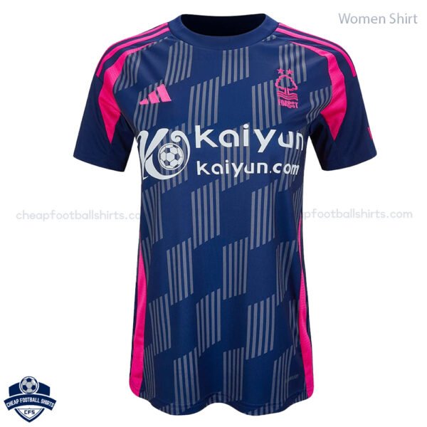 Nottingham Forest Away Women Football Shirt 24/25 - Front View