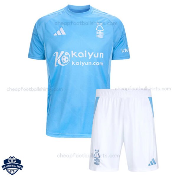 Nottingham Forest Third Kids Football Kit 24/25 - Front View