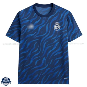 Real Madrid Blue Training Cheap Football Shirts 2025/26 - Front View