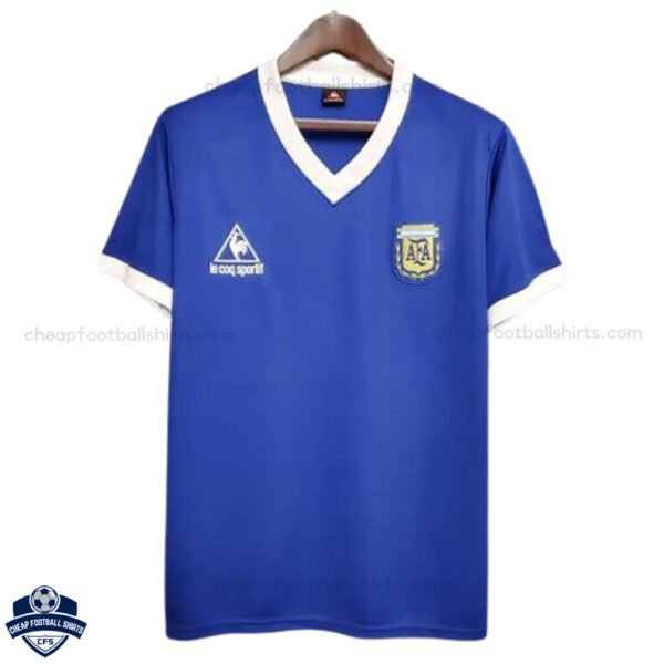 Argentina Away Men Football Shirt 1986 - Front View