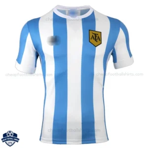Argentina Home Men Football Shirt 1978 - Front View