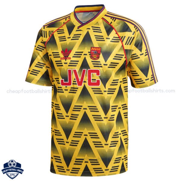 Arsenal Away Men Football Shirt 1991/93 - Front View