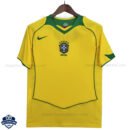 Brazil Home Men Football Shirt 2004 - Front View