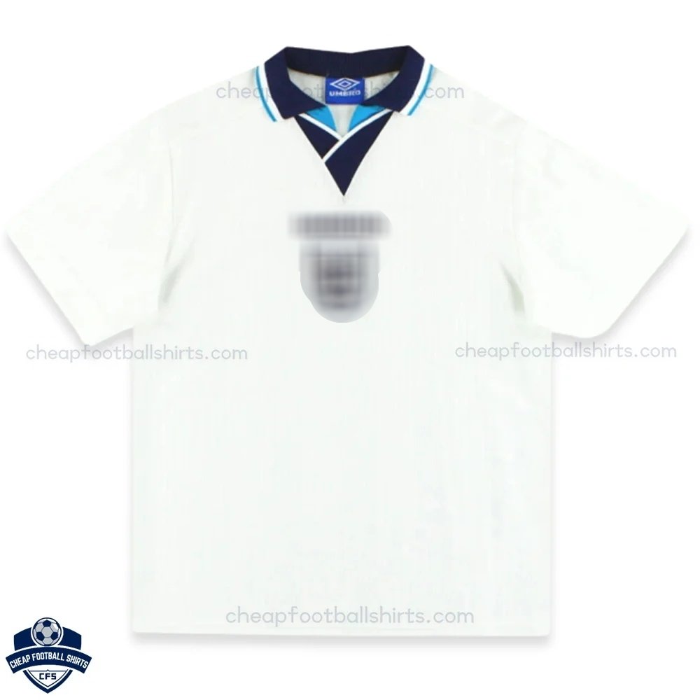 England Home Men Football Shirt 1996 - Front View