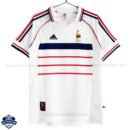 Retro France Away Men Football Shirt 1998 - Front View