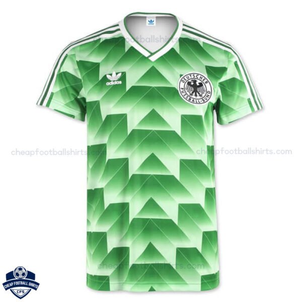 Germany Away Men Football Shirt 1990 - Front View