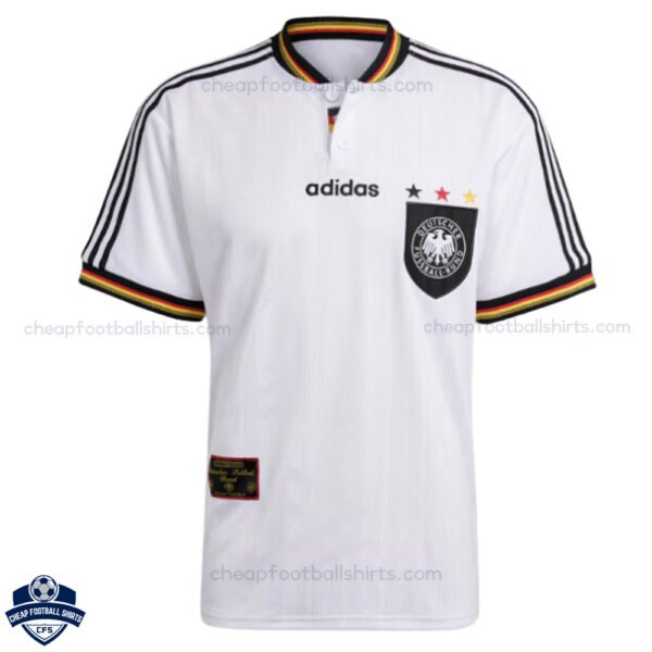Germany Home Men Football Shirt 1996 - Front View