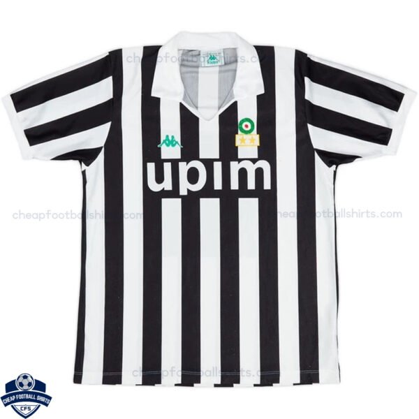 Juventus Home Men Football Shirt 1990/91 - Front View