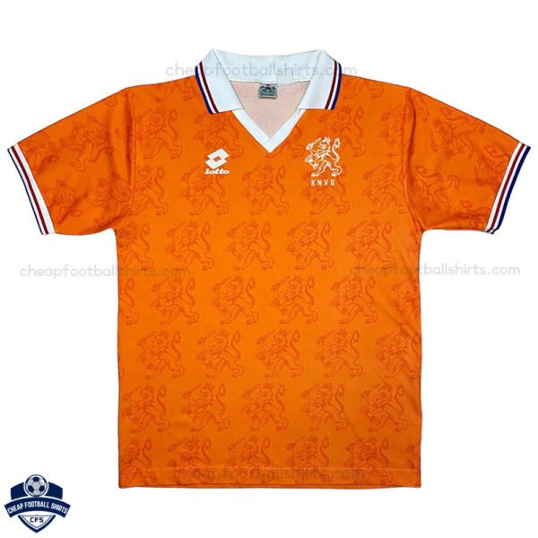 Netherlands Home Men Football Shirt 1996 - Front View
