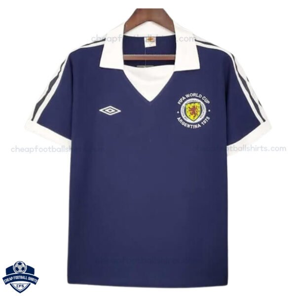 Scotland Home Men Football Shirt 1978 - Front View