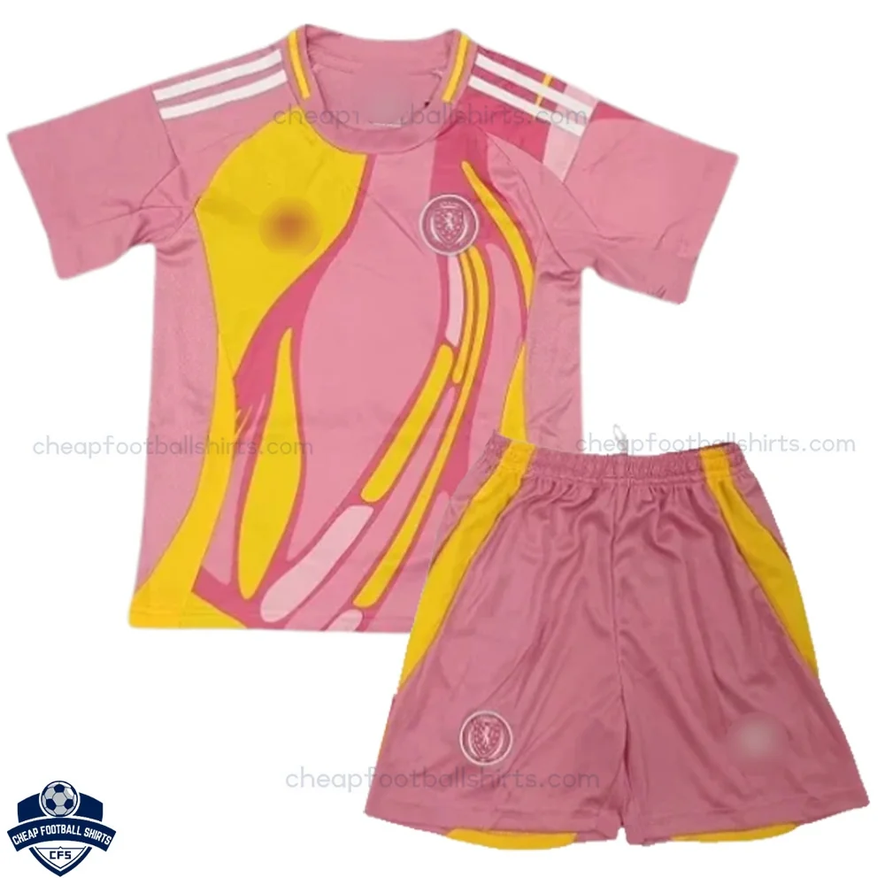 Scotland Away Kids Cheap Football Kit 2025/26 - Front View