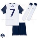 Tottenham Hotspur Home Kids Football Kit 24/25 SON 7 - Back View