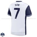 Tottenham Hotspur Home Men Football Shirt 24/25 SON 7 - Back View
