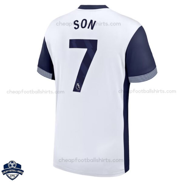 Tottenham Hotspur Home Men Football Shirt 24/25 SON 7 - Back View