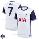 Tottenham Hotspur Home Men Football Shirt 24/25 SON 7 - Front View