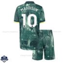 Tottenham Third Kids Football Kit 24/25 MADDISON 10 - Back View
