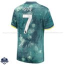 Tottenham Hotspur Third Men Football Shirt 24/25 SON 7 - Back View