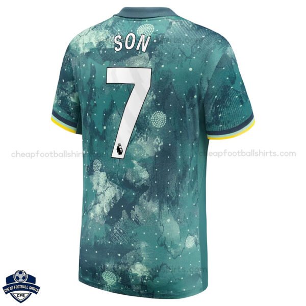 Tottenham Hotspur Third Men Football Shirt 24/25 SON 7 - Back View
