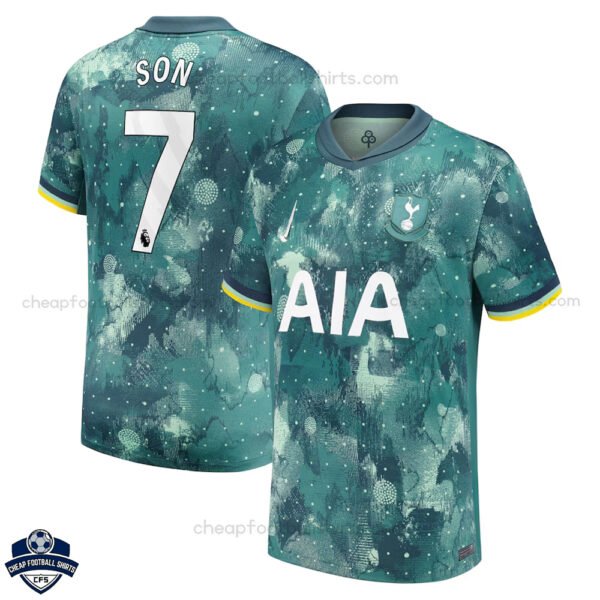Tottenham Hotspur Third Men Football Shirt 24/25 SON 7 - Front View