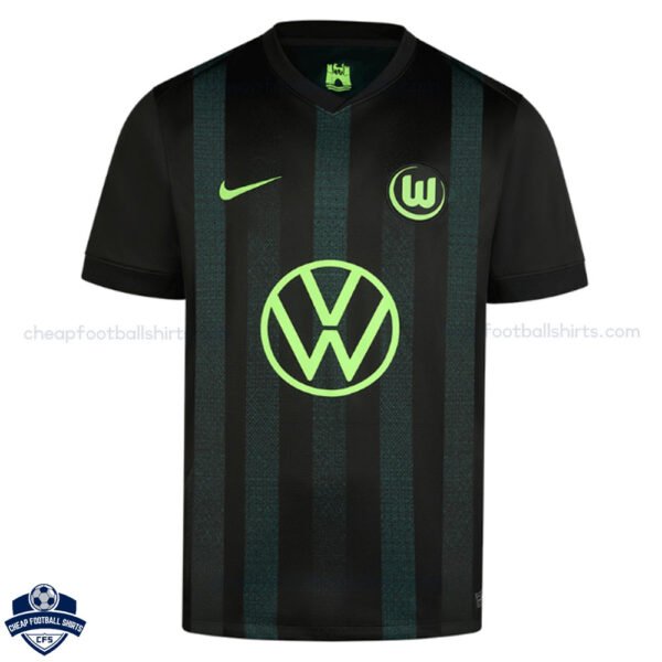 VfL Wolfsburg Away Men Football Shirt 24/25 - Front View