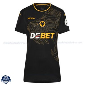 Wolves Away Women Football Shirt 24/25 - Front View