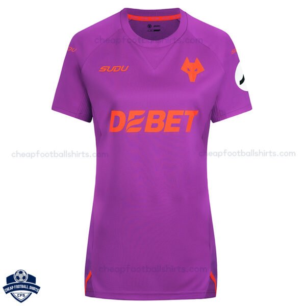 Wolves Third Women Football Shirt 24/25 - Front View