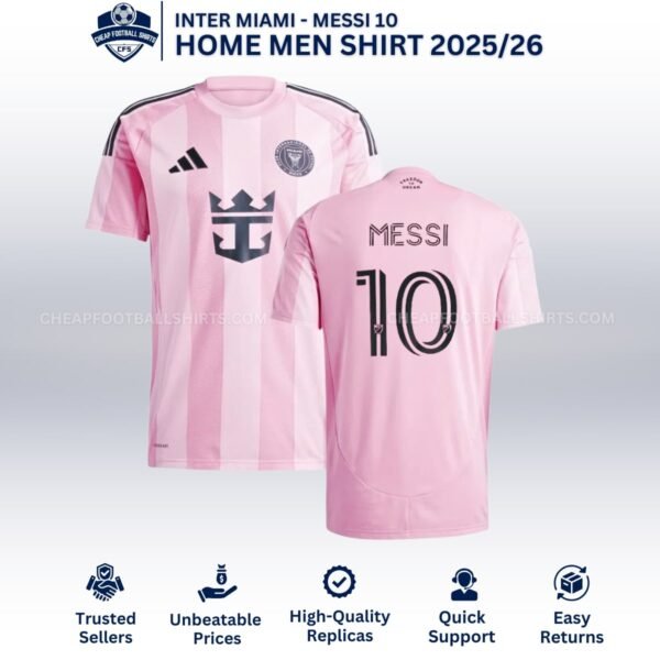 Inter Miami Home Men Football Shirt 25/26 MESSI 10