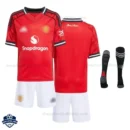 Manchester United Home Kids Cheap Football Kit 2025/26 - Overview