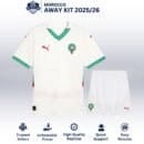 Morocco Away Kids Football Kit 25/26 - Front View