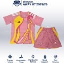 Scotland Away Kids Football Kit 25/26 - Front View