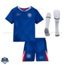 Chelsea Home Kids Cheap Football Kit 2025/26 - Front View