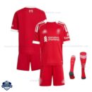 Liverpool Home Kids Football Kit 25/26 - Overview
